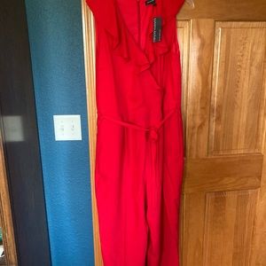 BR red jumpsuit